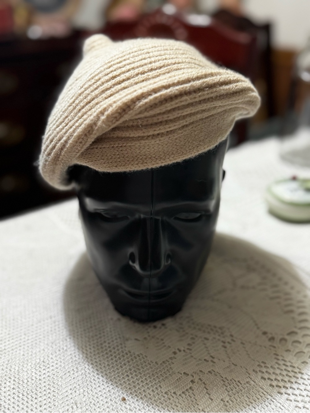 H&M Cream Knit Beret for Kids